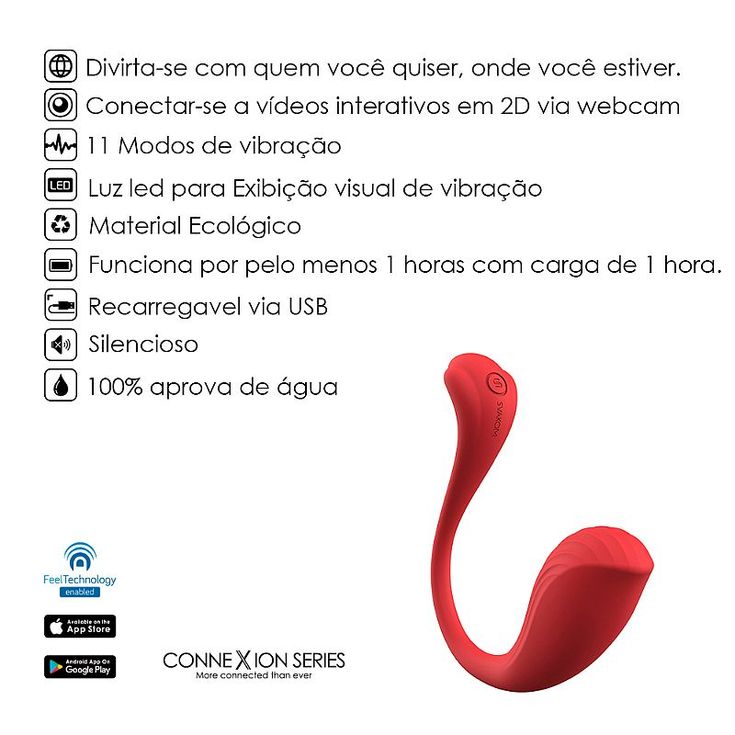 Vibrador Bullet Svakom Phoenix Neo Interativo Com App - Imagem 8