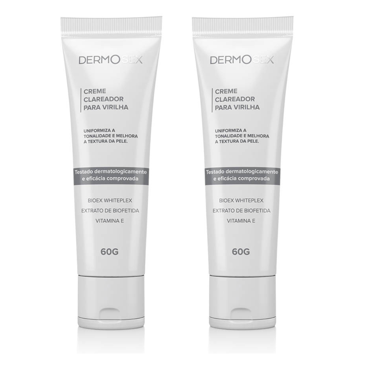 Kit Anis Clareadores com 2 Cremes Clareadores Íntimo Com Vitamina E 60g - Dermosex - Imagem 2