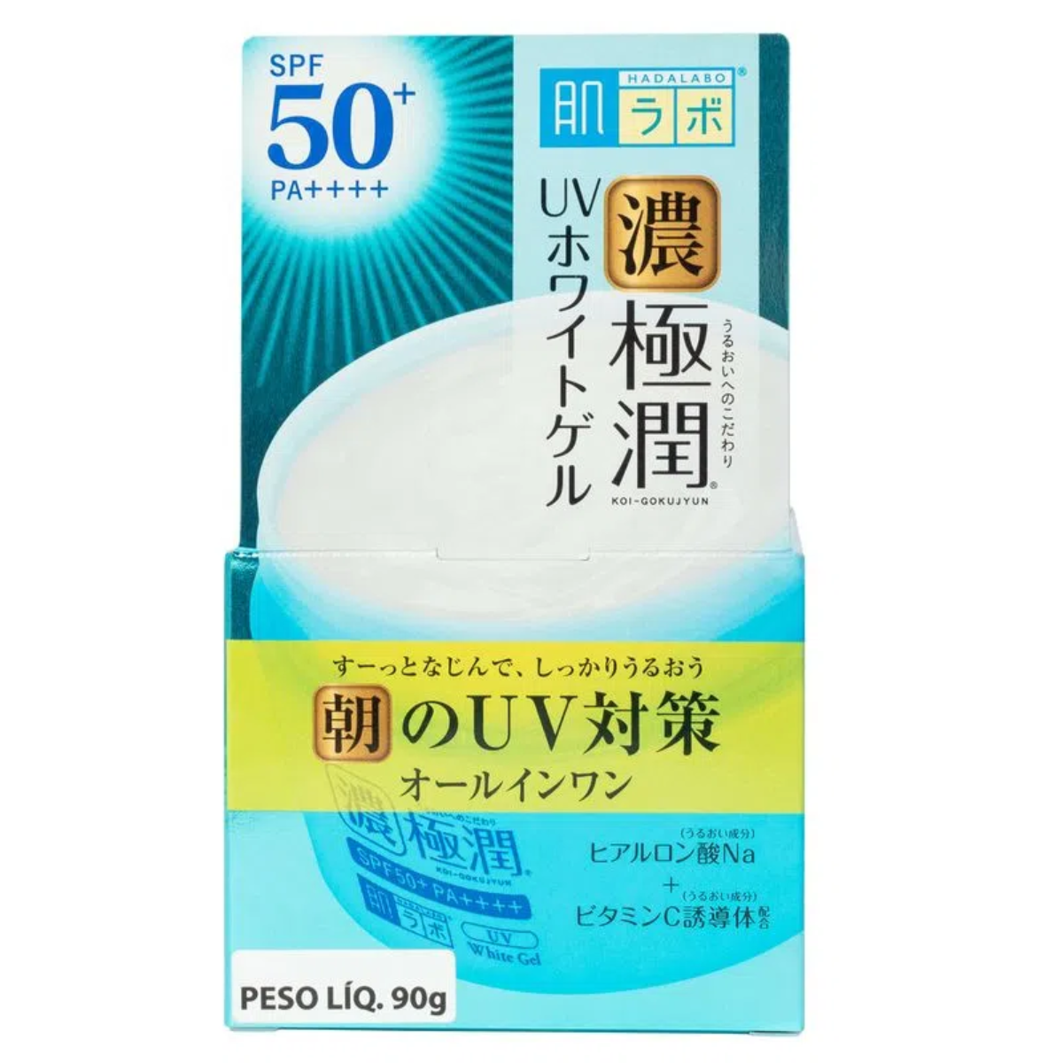 Gel Hidratante Facial Gokujyun White Hada Labo FPS 50 - 90g - Imagem 4