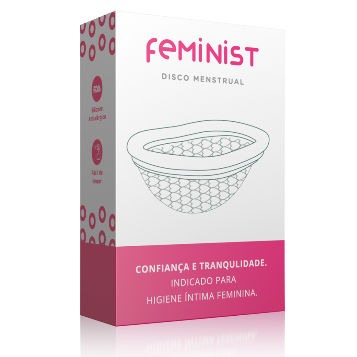 Kit Anis Feminist 6 com Disco Menstrual Modelo A e Bag de Silicone - Imagem 5