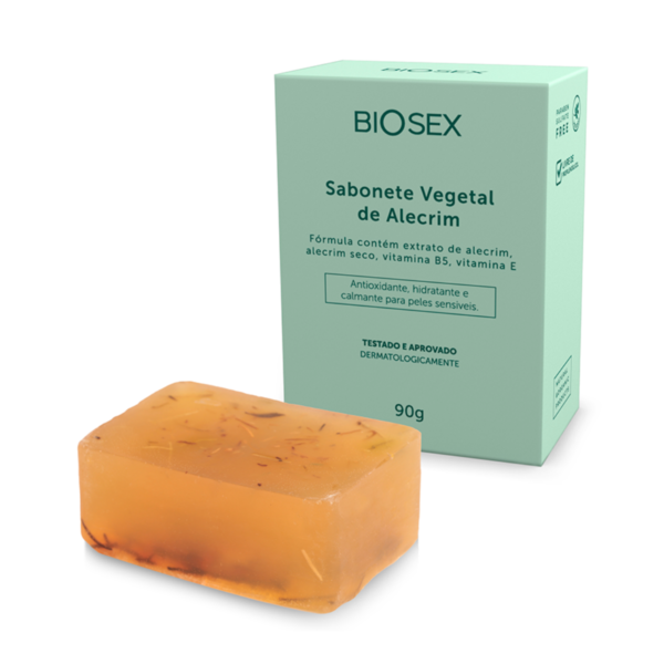 Sabonete em Barra Vegetal Alecrim Biosex