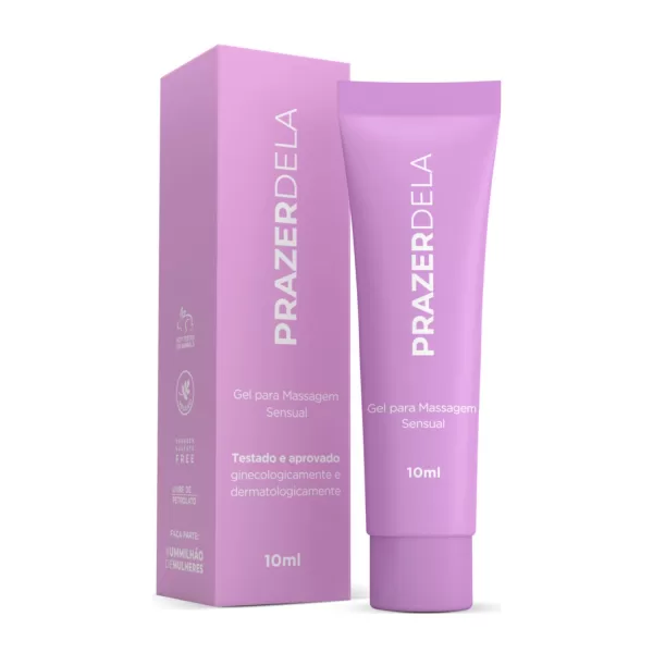 Gel Excitante Feminino Prazer Dela