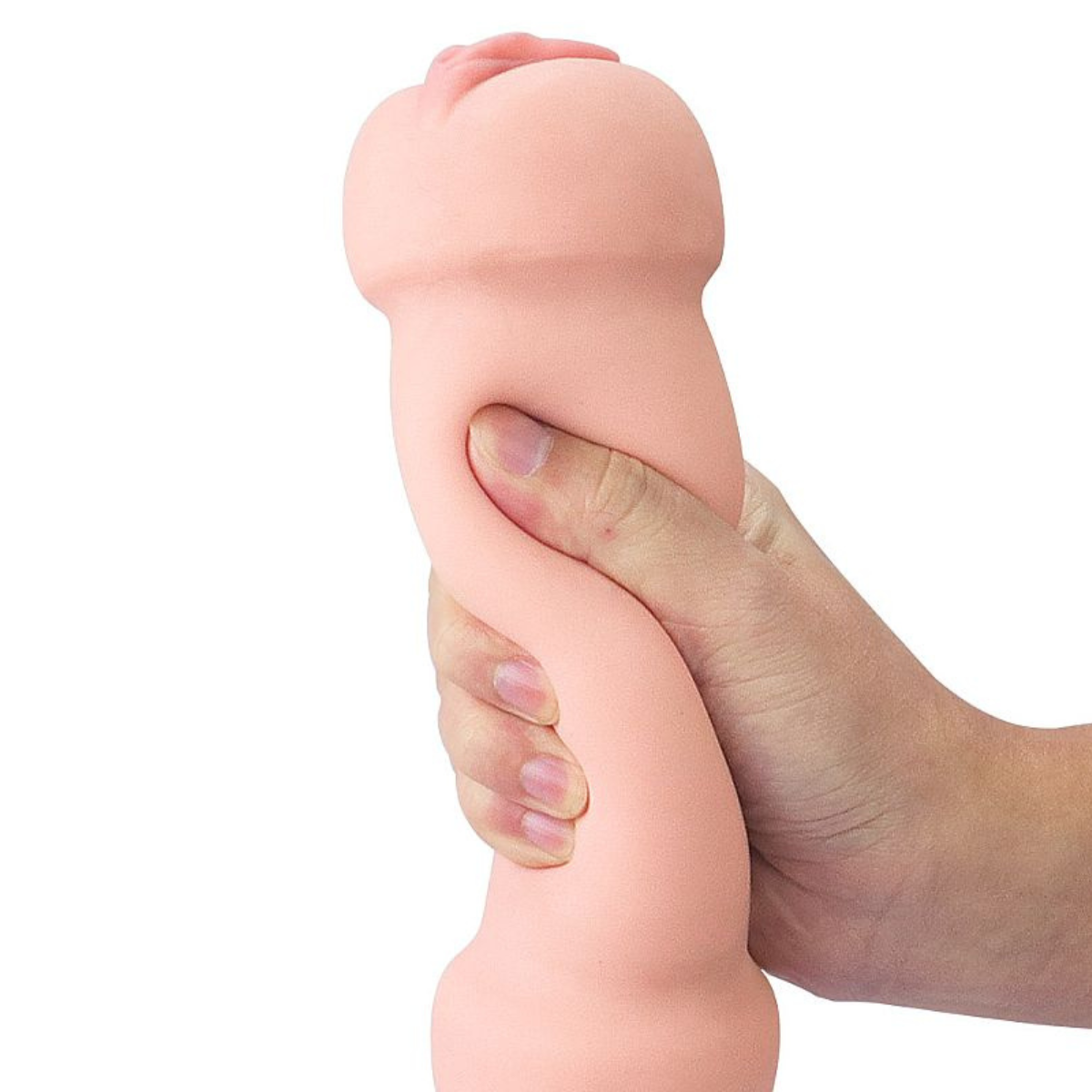 Masturbador Masculino Lanterna Vagina e Boca SI em Cyberskin - Imagem 3