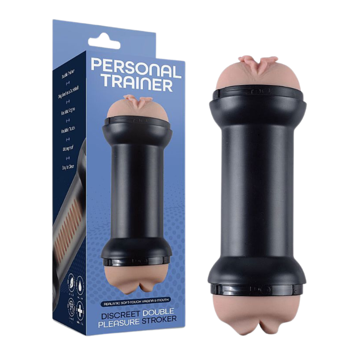 Masturbador Masculino Lanterna Vagina e Boca SI em Cyberskin - Imagem 8