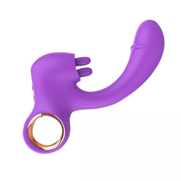 Vibrador Ponto G e Estimulador de Clitóris Suri