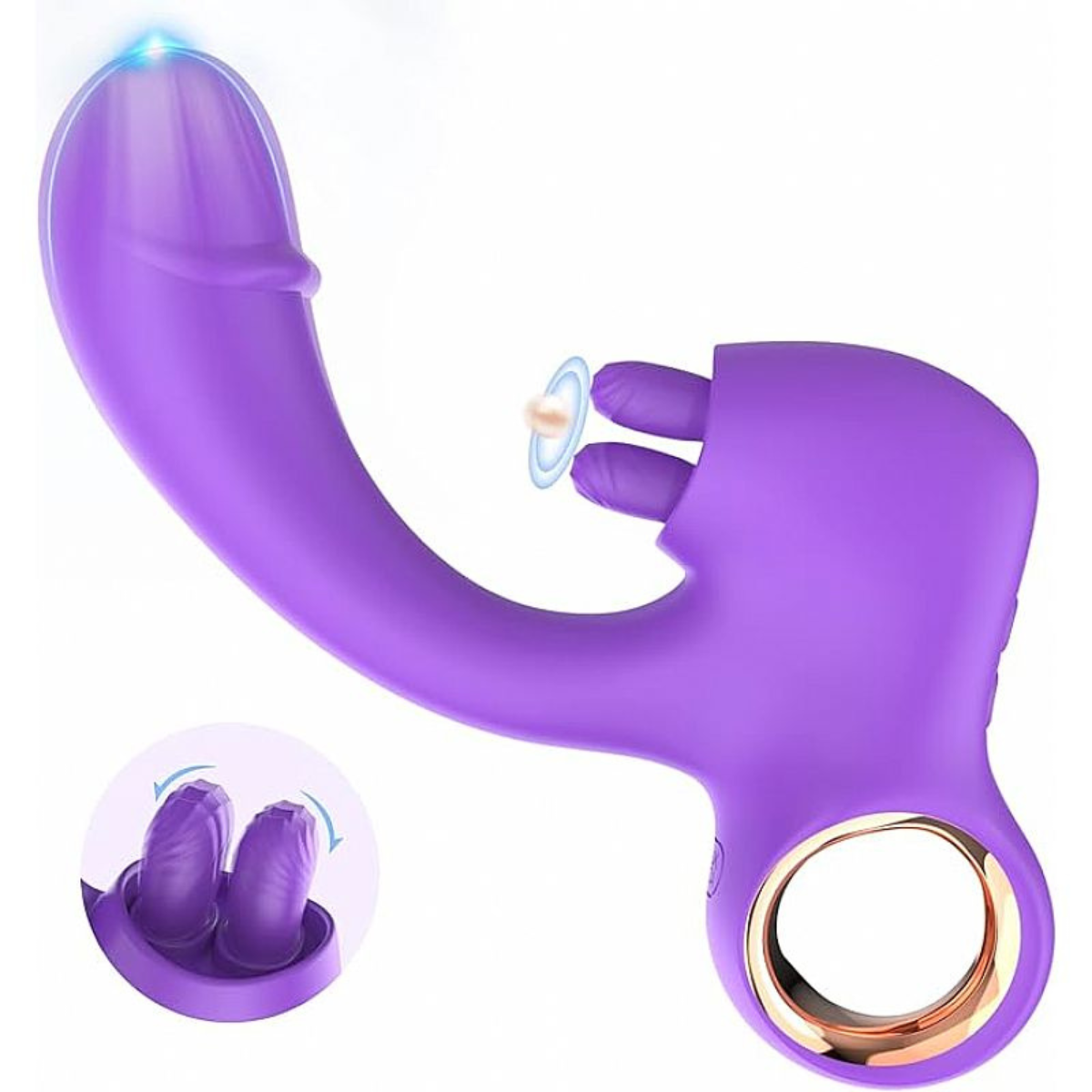 Vibrador Ponto G e Estimulador de Clitóris Suri - SI - Imagem 2