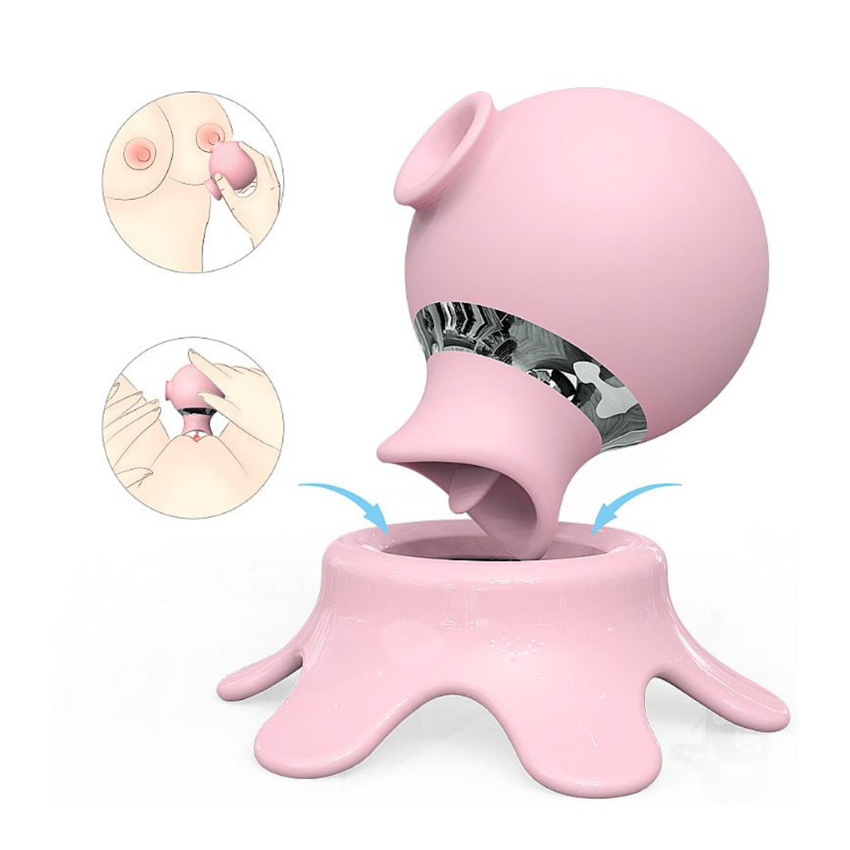 Vibrador de Clitóris Com Pulsação Peashooter - S-Hande - Imagem 6