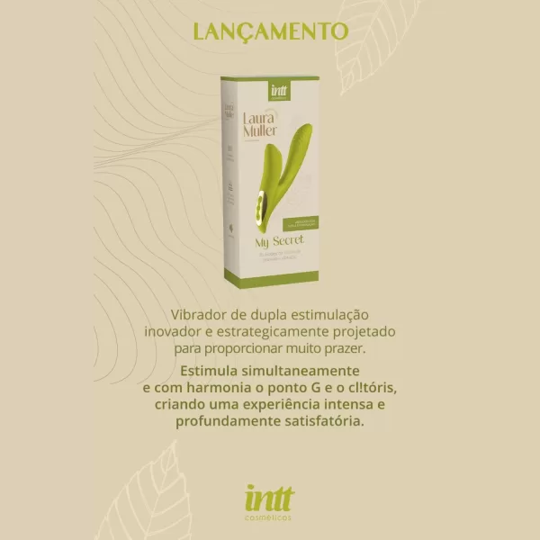 Vibrador com Dupla Estimulação My Secret by Laura Muller - INTT - Image 9