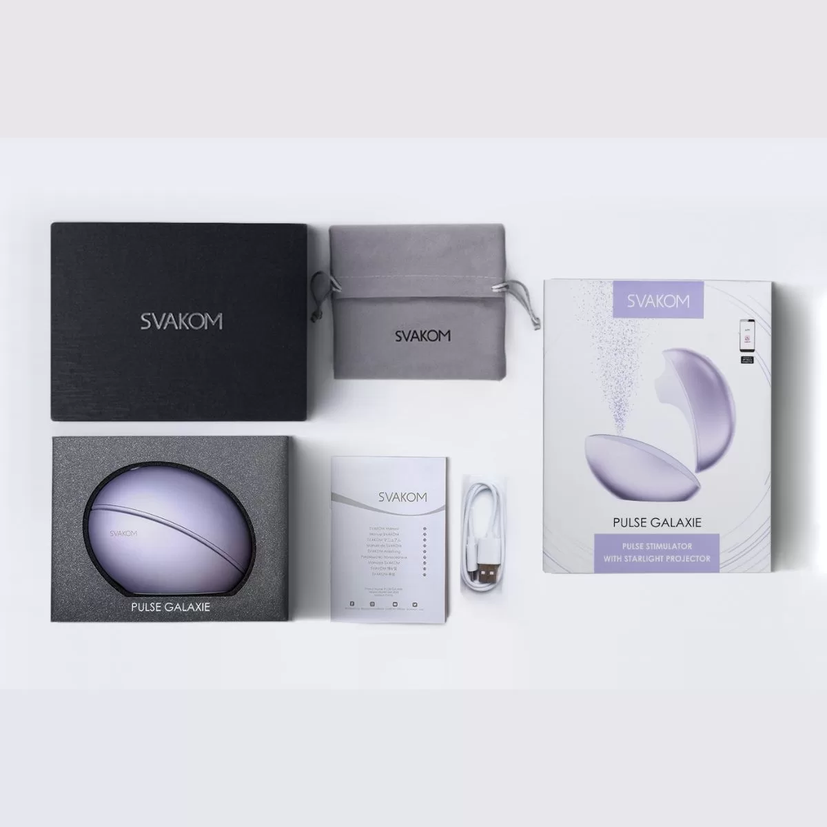 Sugador de Clitóris Pulse Galaxie com Projetor de Luz - Svakom - Imagem 10