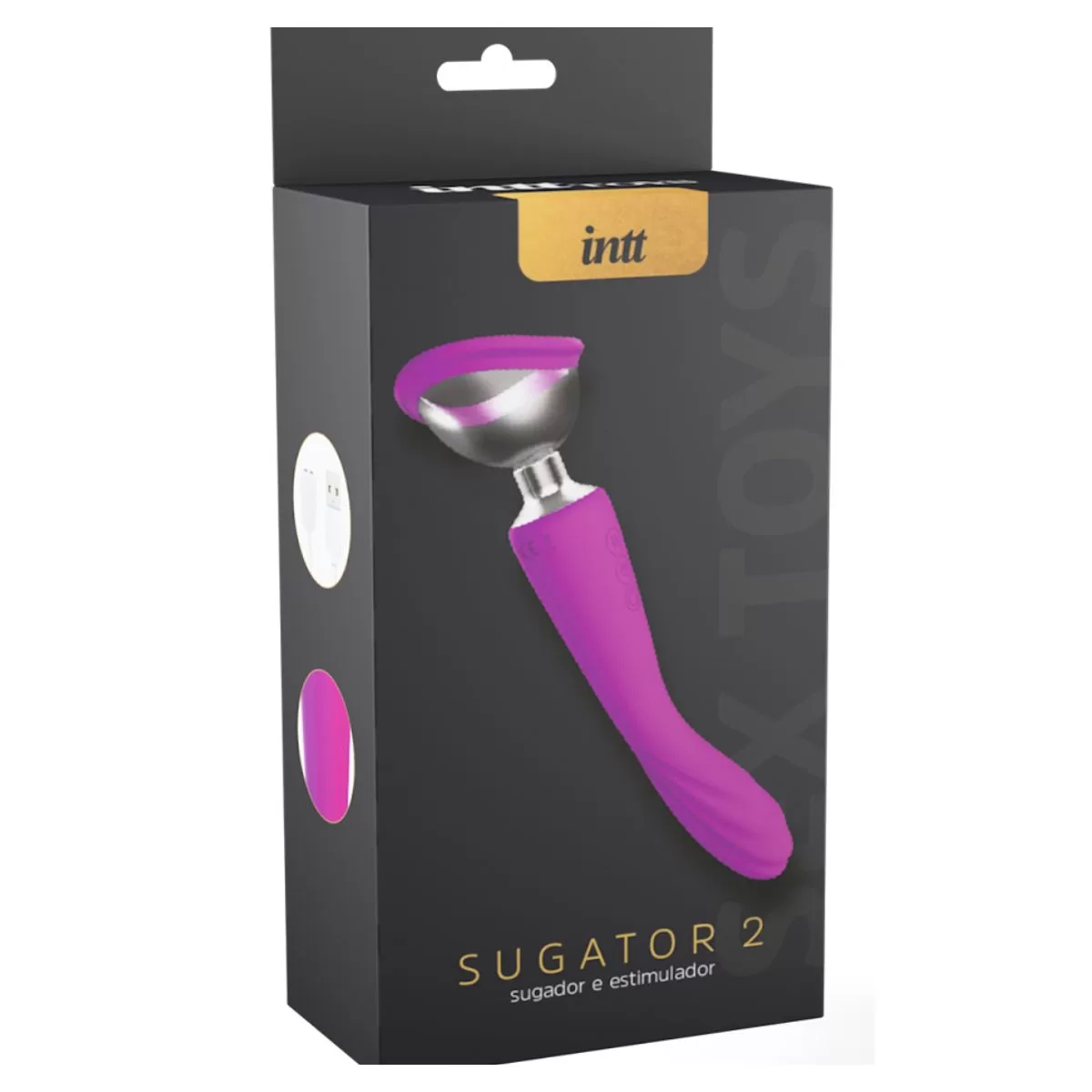 Vibrador e Sugador Sugator 2 em Silicone Cirúrgico - INTT - Imagem 3