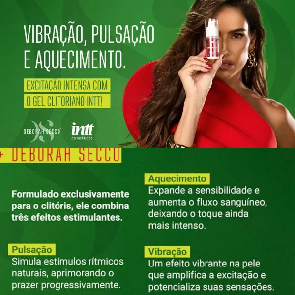 Gel Clitoriano Pulsa, Vibra e Esquenta Deborah Secco - Image 7