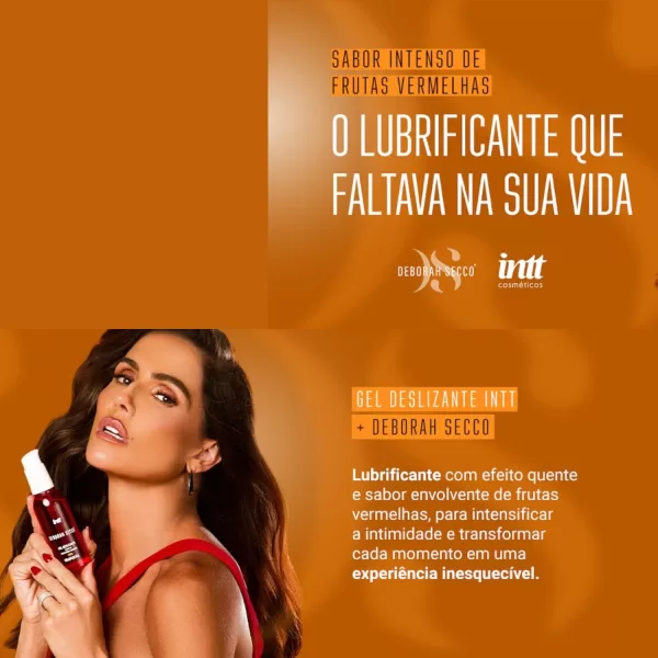 Gel Lubrificante Íntimo Deslizante com Ácido Hialurônico Deborah Secco - 120ml - Image 6