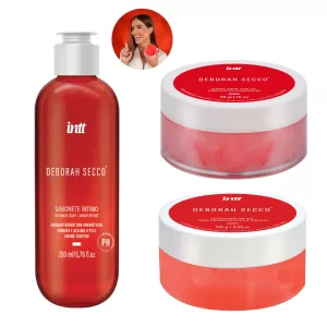 Kit Deborah Secco Creme Clareador, Esfoliante e Sabonete Liquido