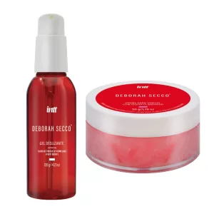 Kit Gel Lubrificante Deslizante e Creme Clareador e Hidratante para virilha Deborah Secco