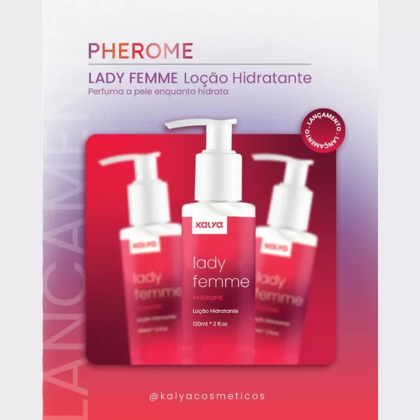 Pherome Loção Hidratante Lady Femme - Kalya - Image 3
