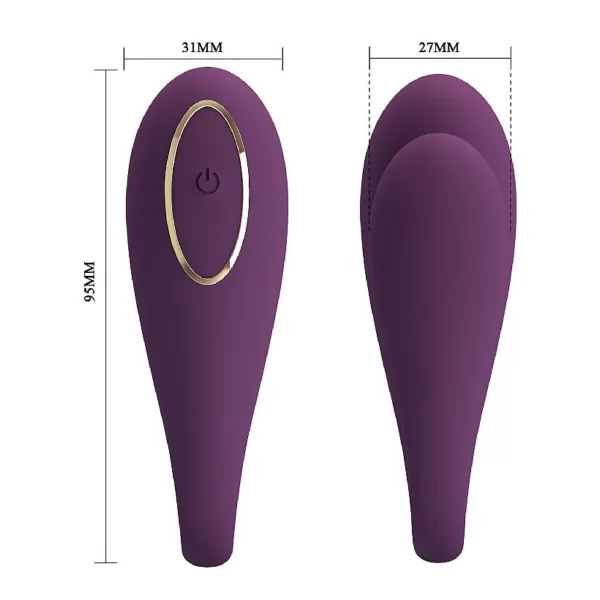 Vibrador de Casal August - À Longa distância - APP - Pretty Love - Image 4