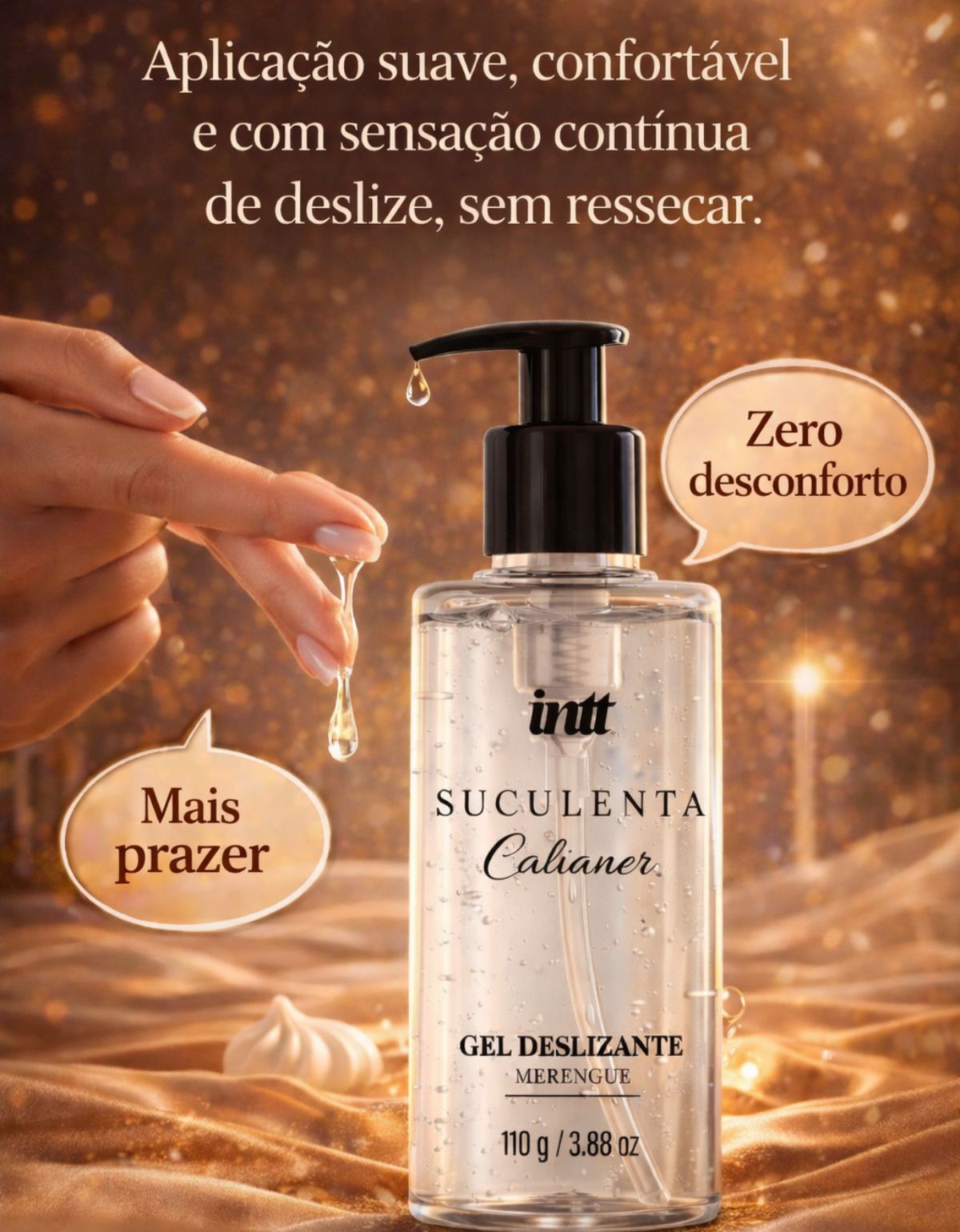 Gel Deslizante Suculenta Aroma Merengue Hidratação Intensa - INTT - Imagem 8