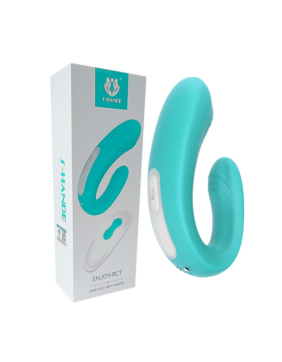 Vibrador Casal Ponto G Estimulador Duplo Flexível Potente - S-HANDE