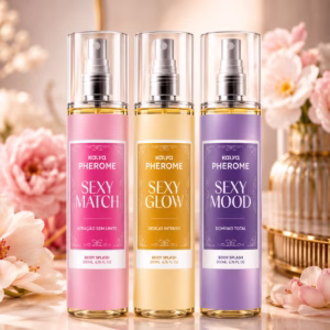 Kit Body Splash Pherome Kalya Match Glow Mood 3x200ml