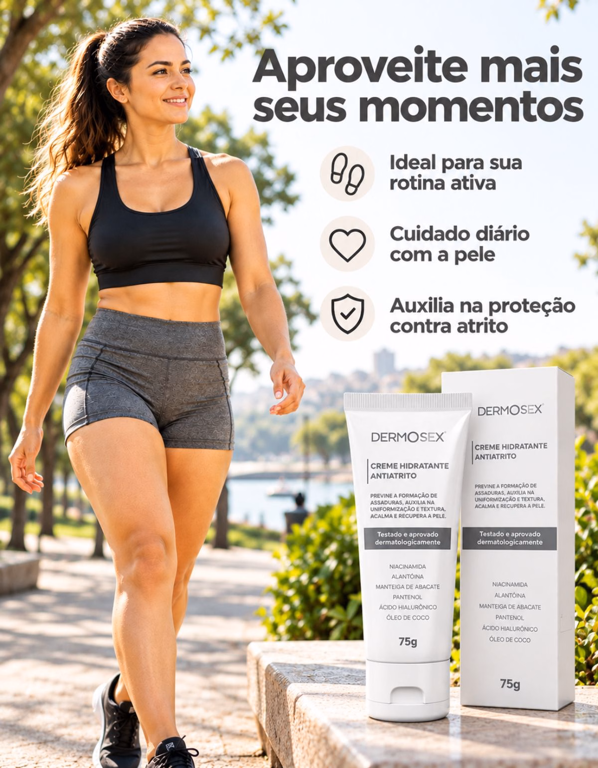 Creme Antiatrito Dermosex Hidratante 75g - Imagem 6