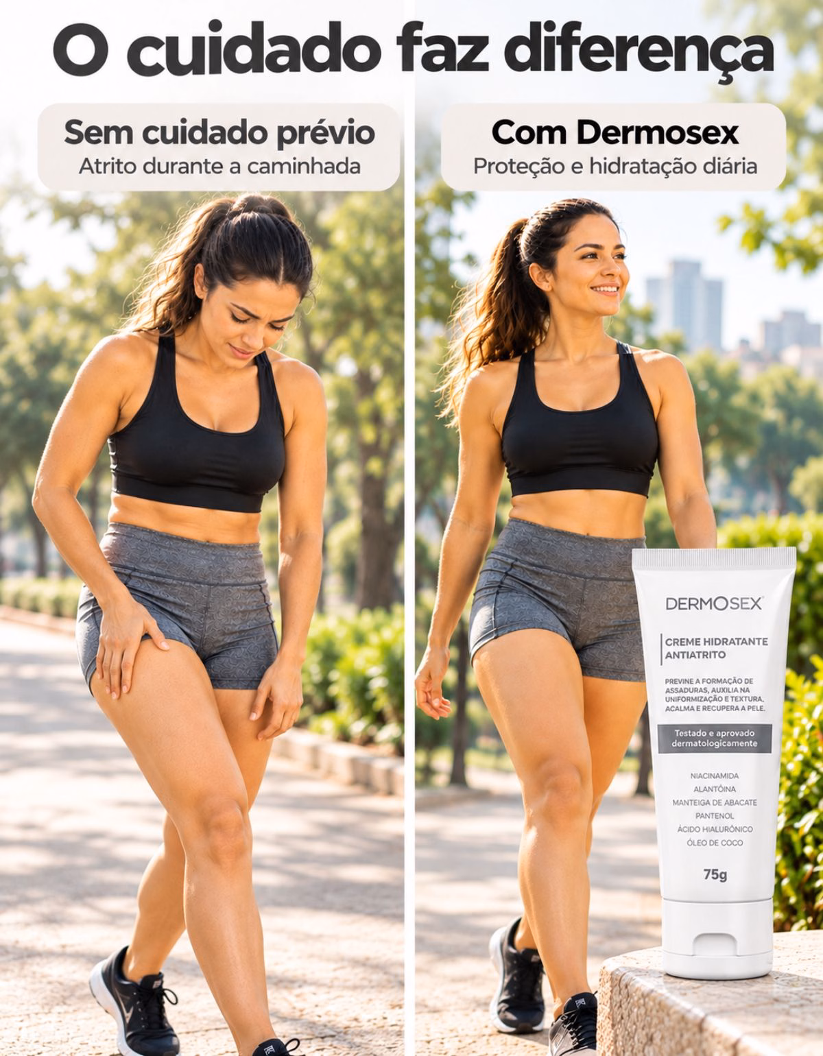 Creme Antiatrito Dermosex Hidratante 75g - Imagem 7
